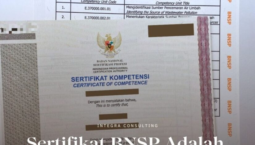 sertifikasi bnsp adalah